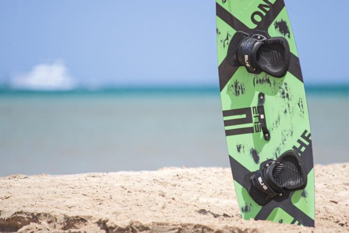 Kiteboard on the Shore