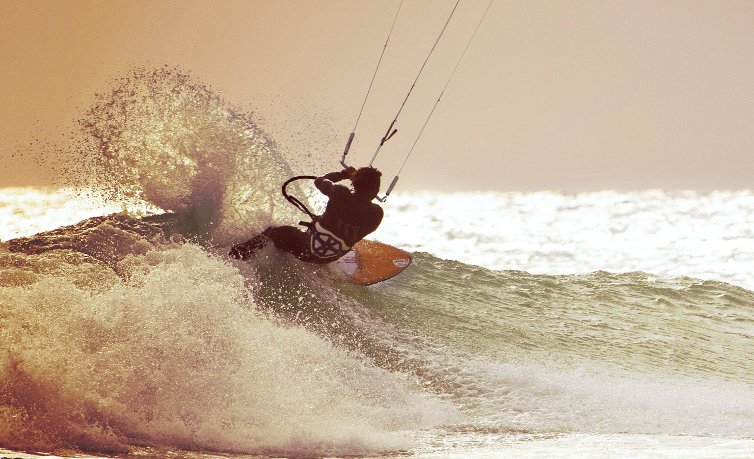 Kitesurfing on Waves