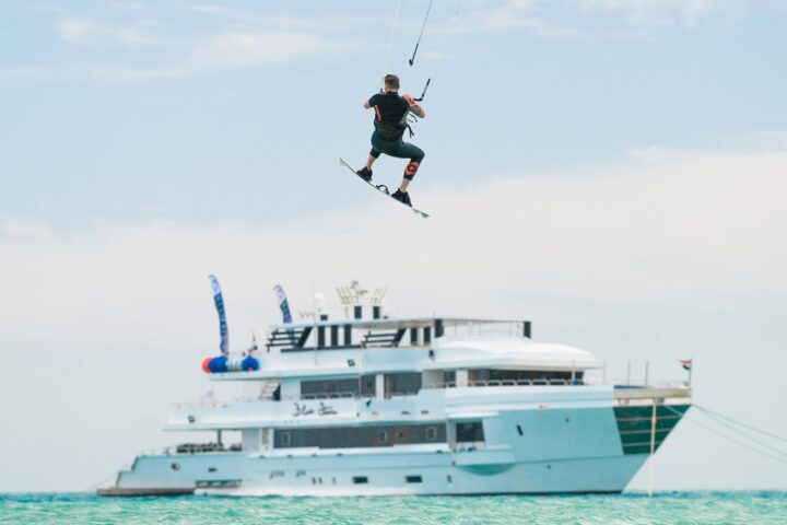 jumping boat