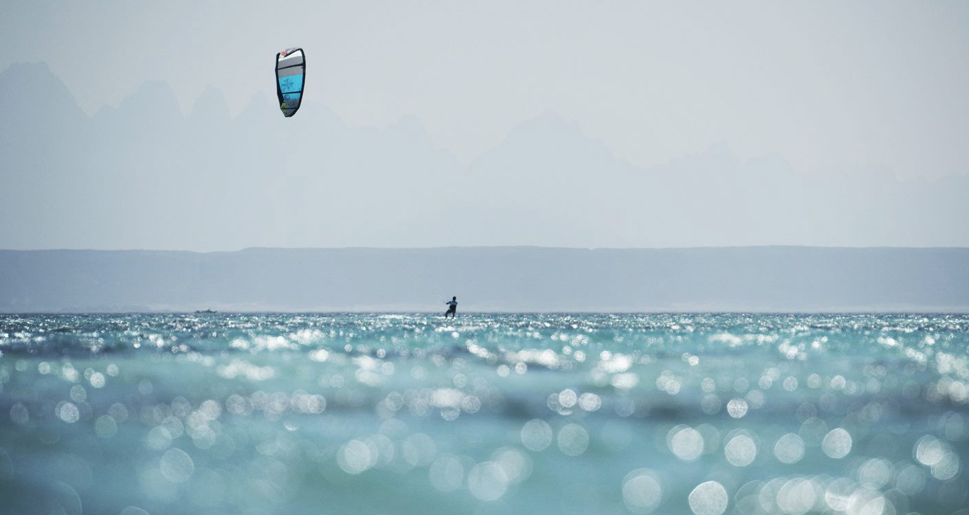 Kite picture sea view solo rider 2