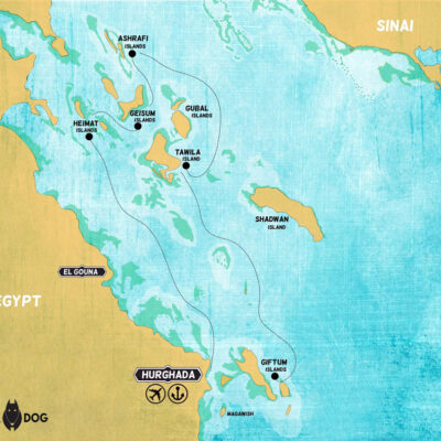 kite safari map