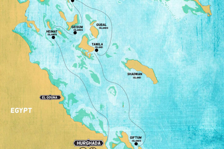 kite safari map